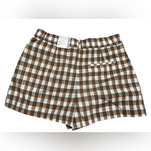 Nine West High Rise Lightweight Gingham Plaid
Preppy Shorts New Nwt Size medium - Picture 4 of 11